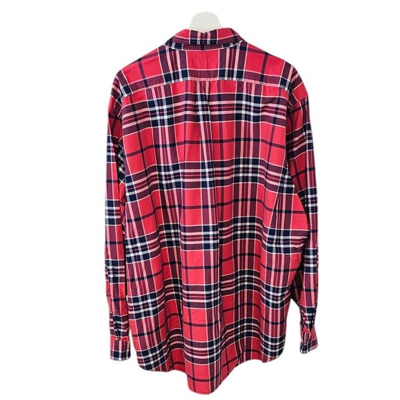 Ralph Lauren Mens Classic Fit Long Sleeve Button Down Shirt, Plaid, Size 2XB - Picture 2 of 8